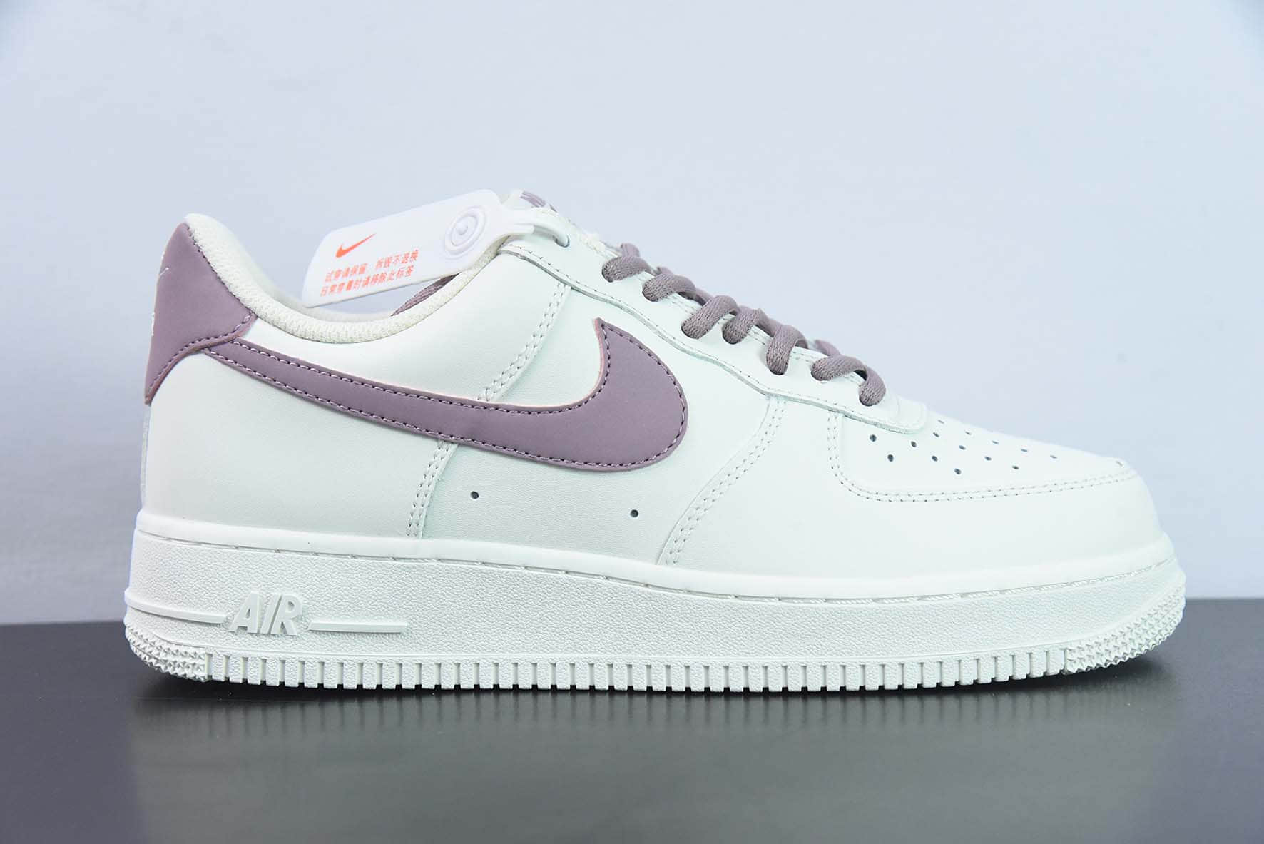 耐克Nike Air Force 1 AF1白紫空军一号低帮休闲板鞋纯原版本 货号：CQ5059-228