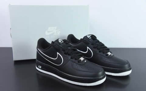 耐克Nike Air Force 1黑白低帮空军一号低帮休闲板鞋纯原版本 货号：DV0788-002