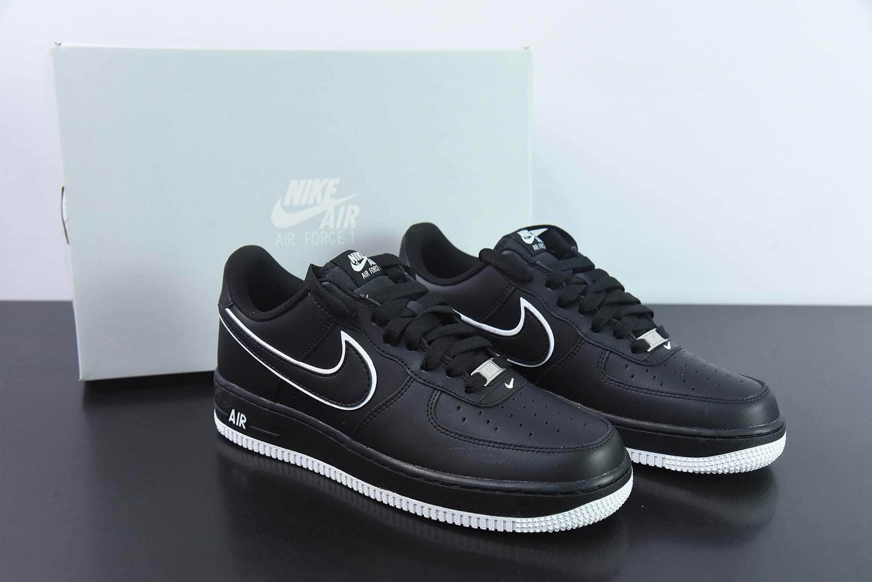 耐克Nike Air Force 1黑白低帮空军一号低帮休闲板鞋纯原版本 货号：DV0788-002 