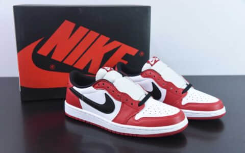 乔丹Air Jordan 1 Low “Chicago” AJ1芝加哥低帮复古篮球鞋纯原版本 货号：705329-600