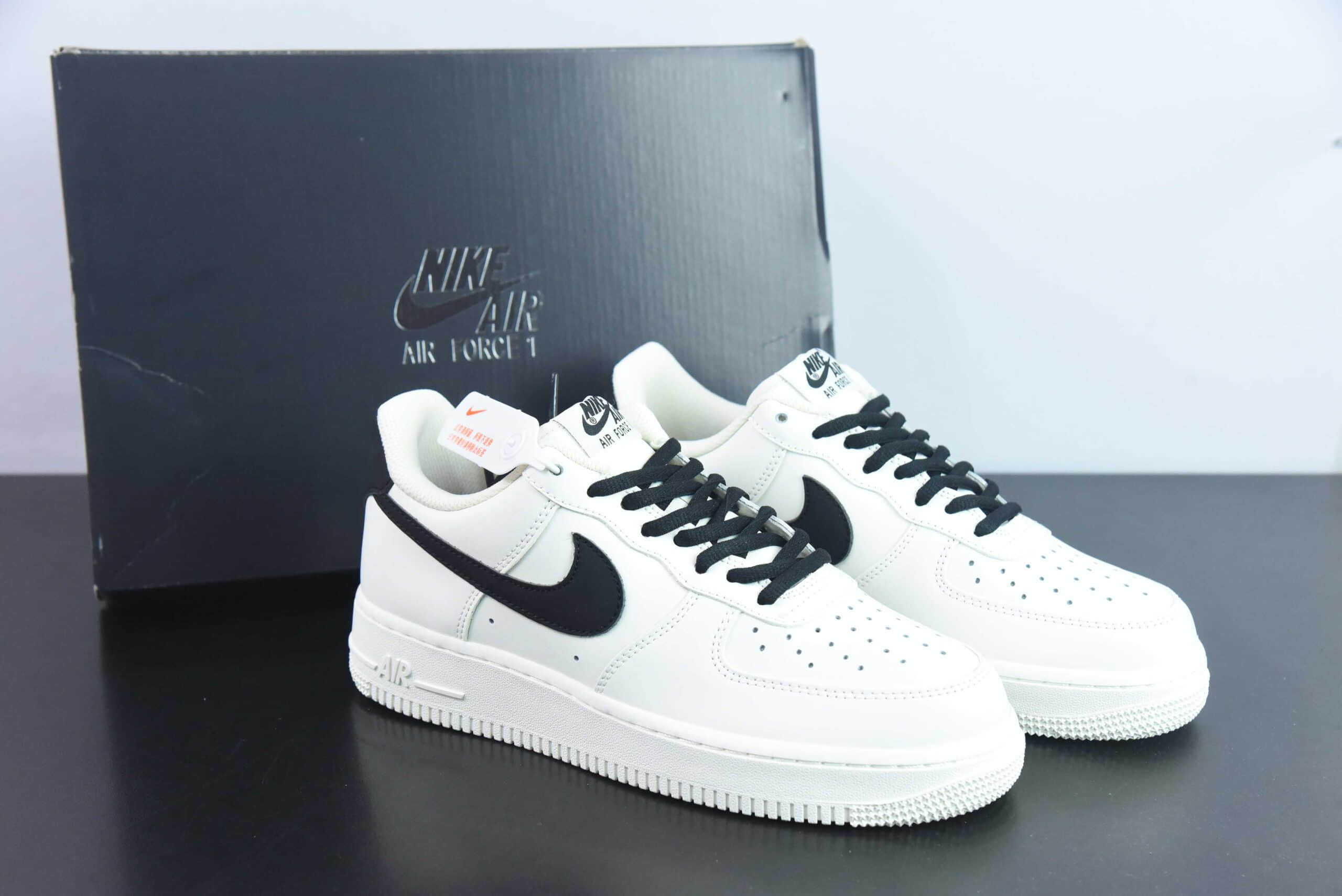 耐克Nike Air Force 1 Low '07 白黑空军一号低帮休闲板鞋纯原版本 货号：CQ5059-221