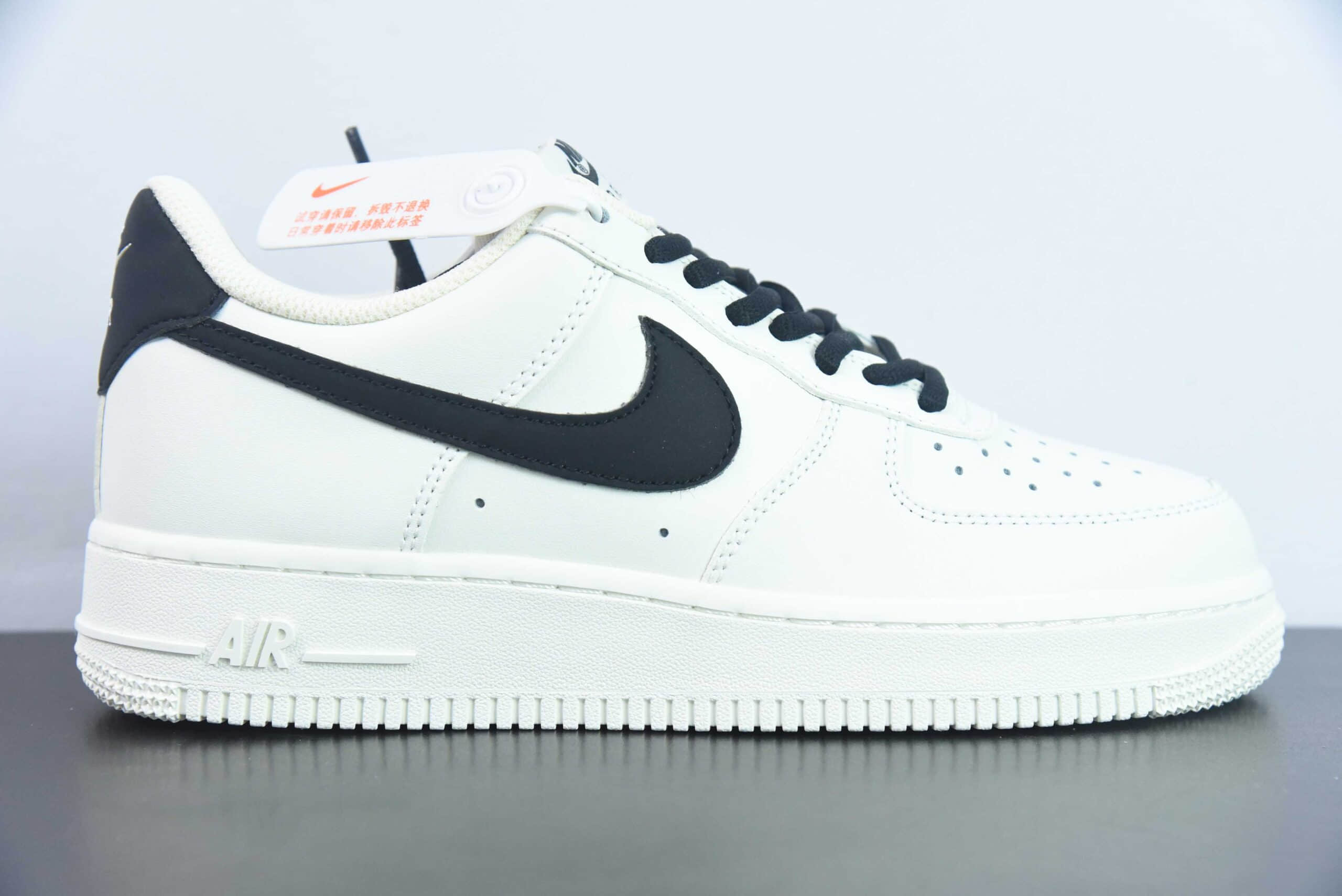 耐克Nike Air Force 1 Low '07 白黑空军一号低帮休闲板鞋纯原版本 货号：CQ5059-221