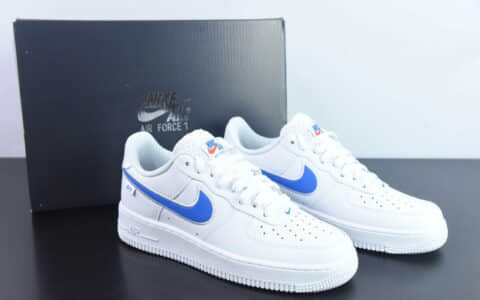 耐克Nike Air Force 1 '07 Low 白蓝空军一号经典低帮休闲板鞋纯原版本 货号：FN7804-100