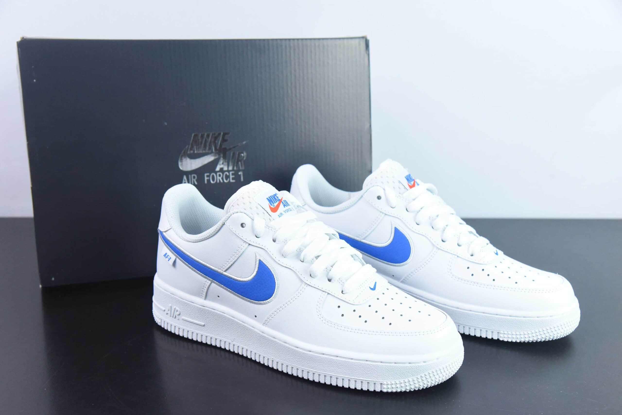 耐克Nike Air Force 1 '07 Low 白蓝空军一号经典低帮休闲板鞋纯原版本 货号：FN7804-100
