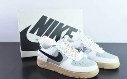 耐克Nike Air Force 1 几何涂鸦空军一号低帮休闲板鞋纯原版本 货号：AF2288-002