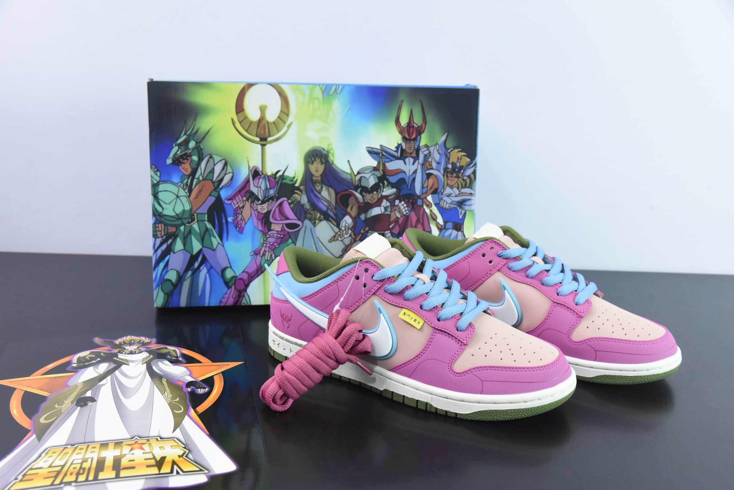 耐克Nike SB Dunk Low x Otomo Katsuhiro飞翼系列圣斗士星矢瞬SB低帮休闲滑板鞋纯原版本 货号：ZD2356-152