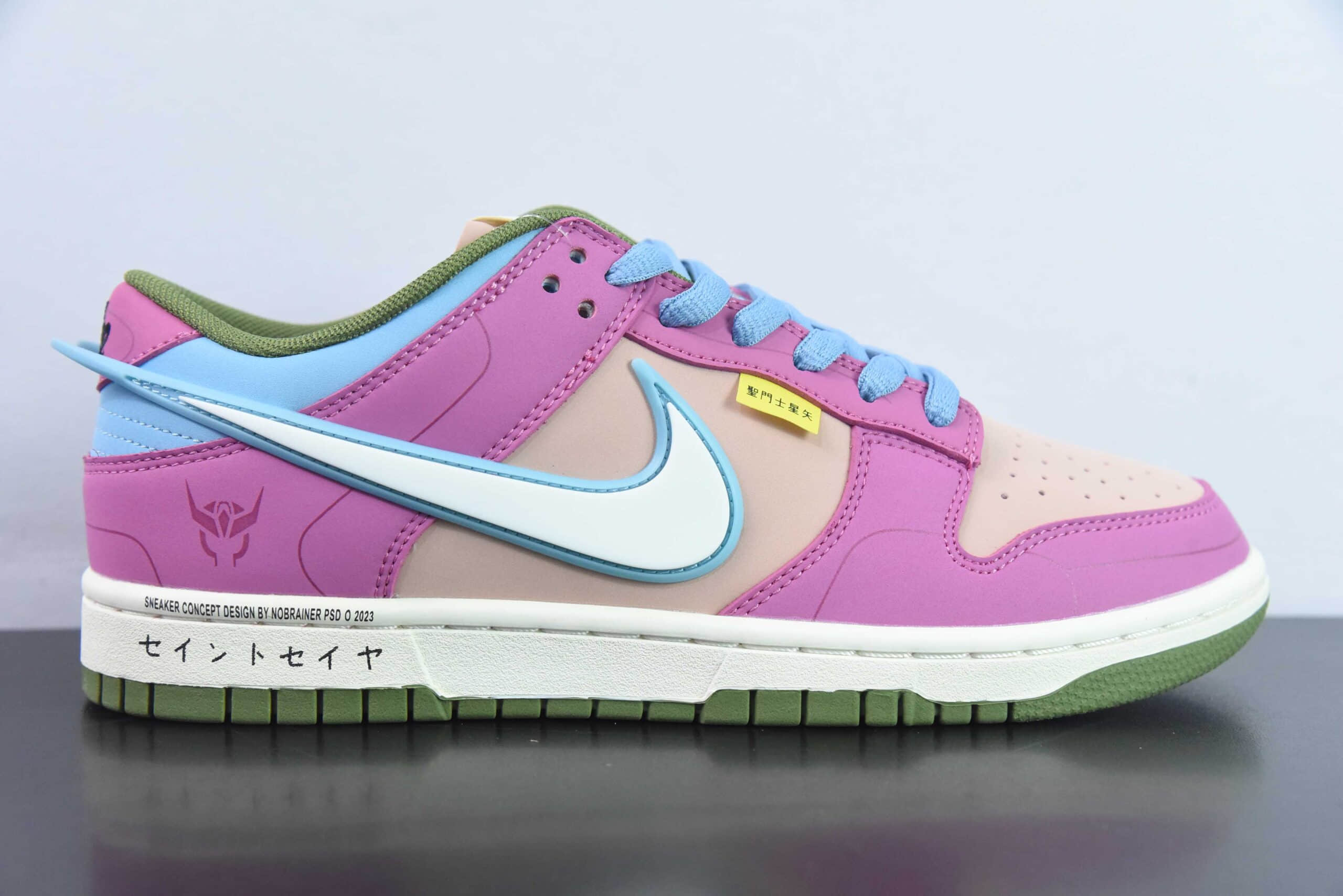 耐克Nike SB Dunk Low x Otomo Katsuhiro飞翼系列圣斗士星矢瞬SB低帮休闲滑板鞋纯原版本 货号：ZD2356-152