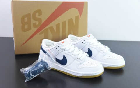 耐克Nike Dunk sb Low白蓝生胶SB低帮休闲滑板鞋纯原版本 货号：CZ2249-100