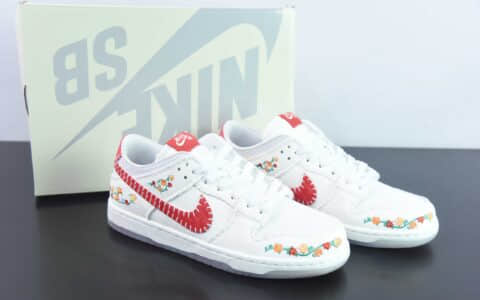 耐克Nike DUNK SB Low Decon 花卉刺绣“N7”SB低帮休闲板鞋纯原版本 货号：FD6951-700