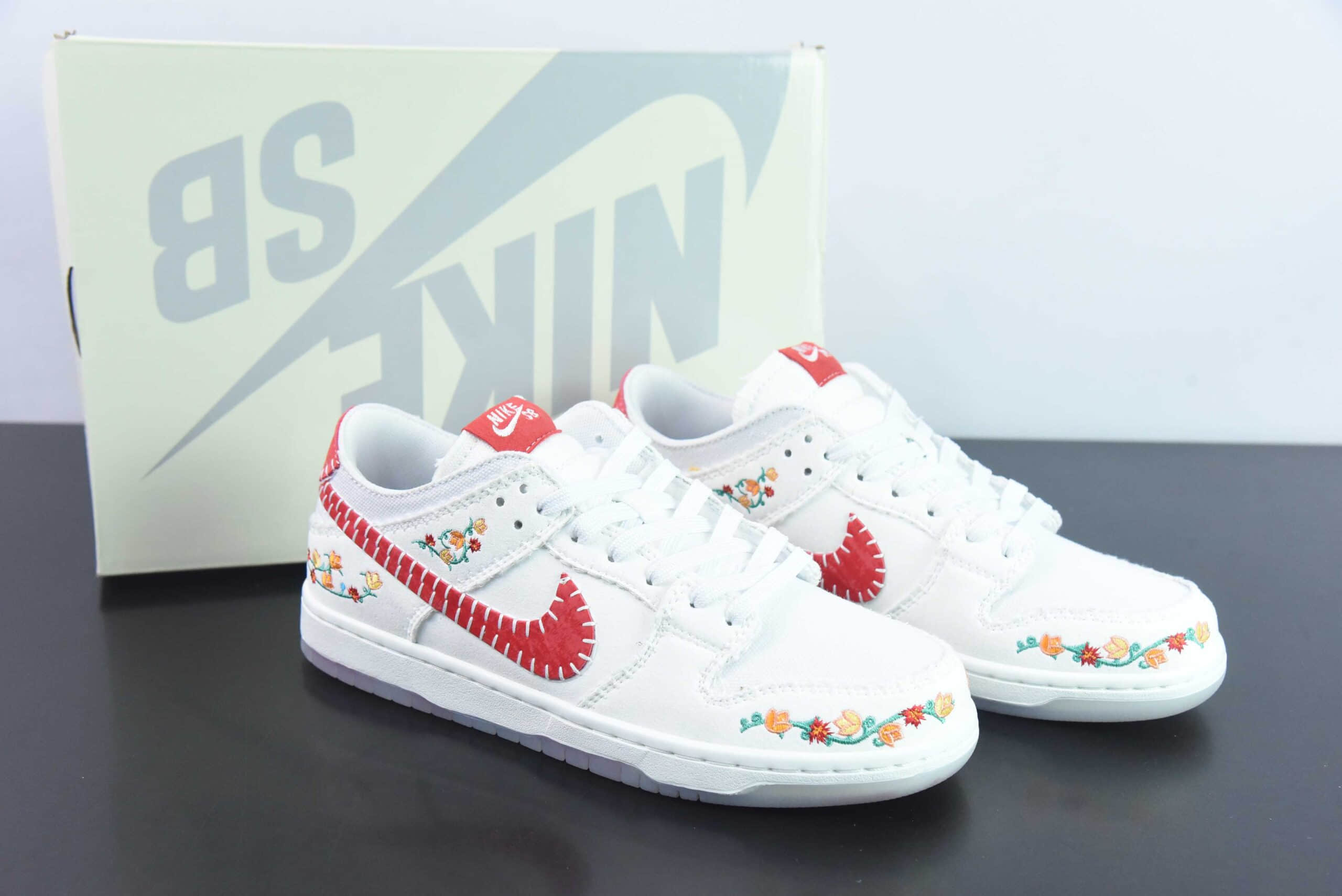 耐克Nike DUNK SB Low Decon 花卉刺绣“N7”SB低帮休闲板鞋纯原版本 货号：FD6951-700