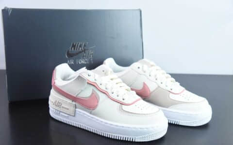 耐克Nike Air Force 1 AF1马卡龙白粉空军一号低帮休闲板鞋纯原版本 货号：DZ1847-001