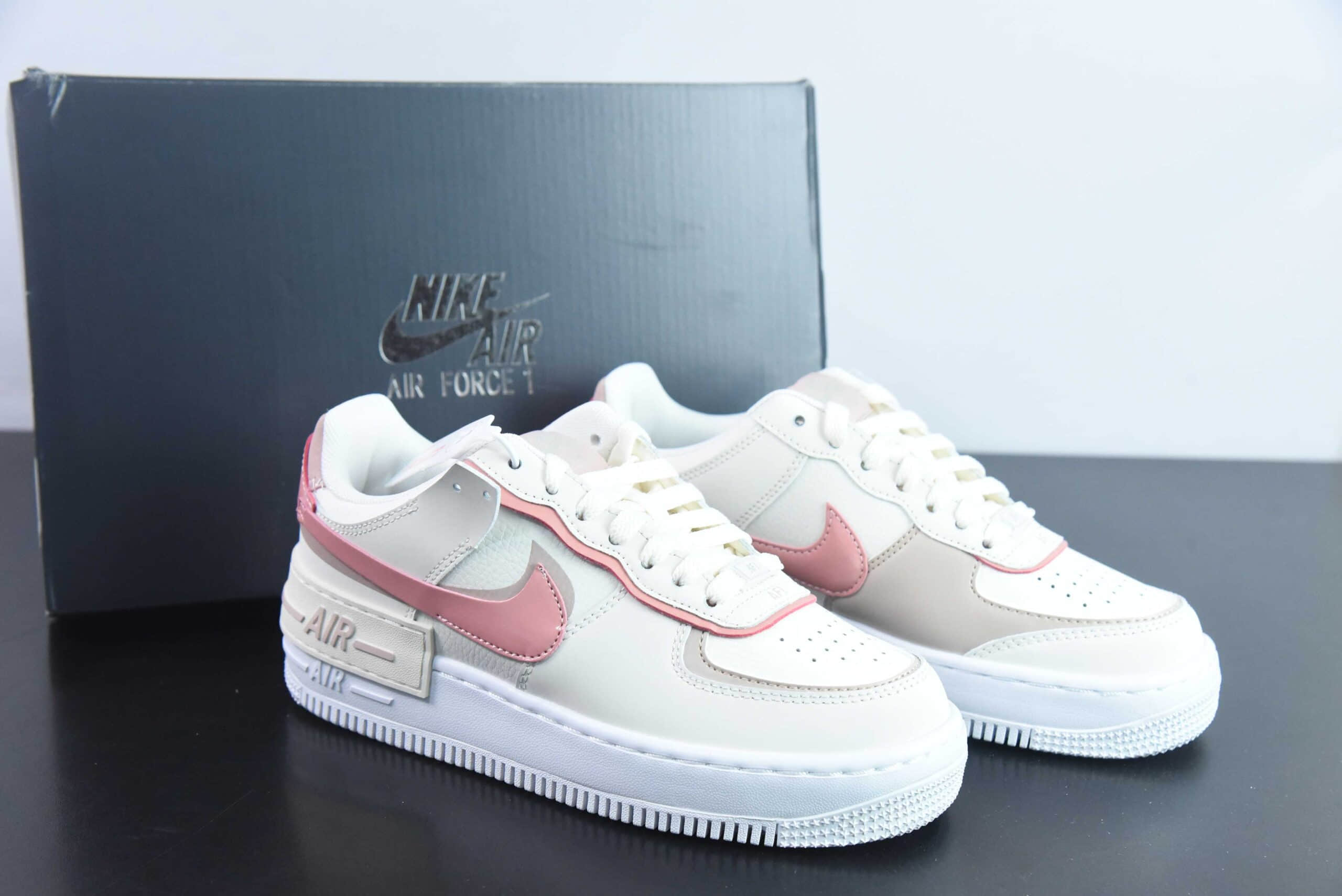 耐克Nike Air Force 1 AF1马卡龙白粉空军一号低帮休闲板鞋纯原版本 货号：DZ1847-001