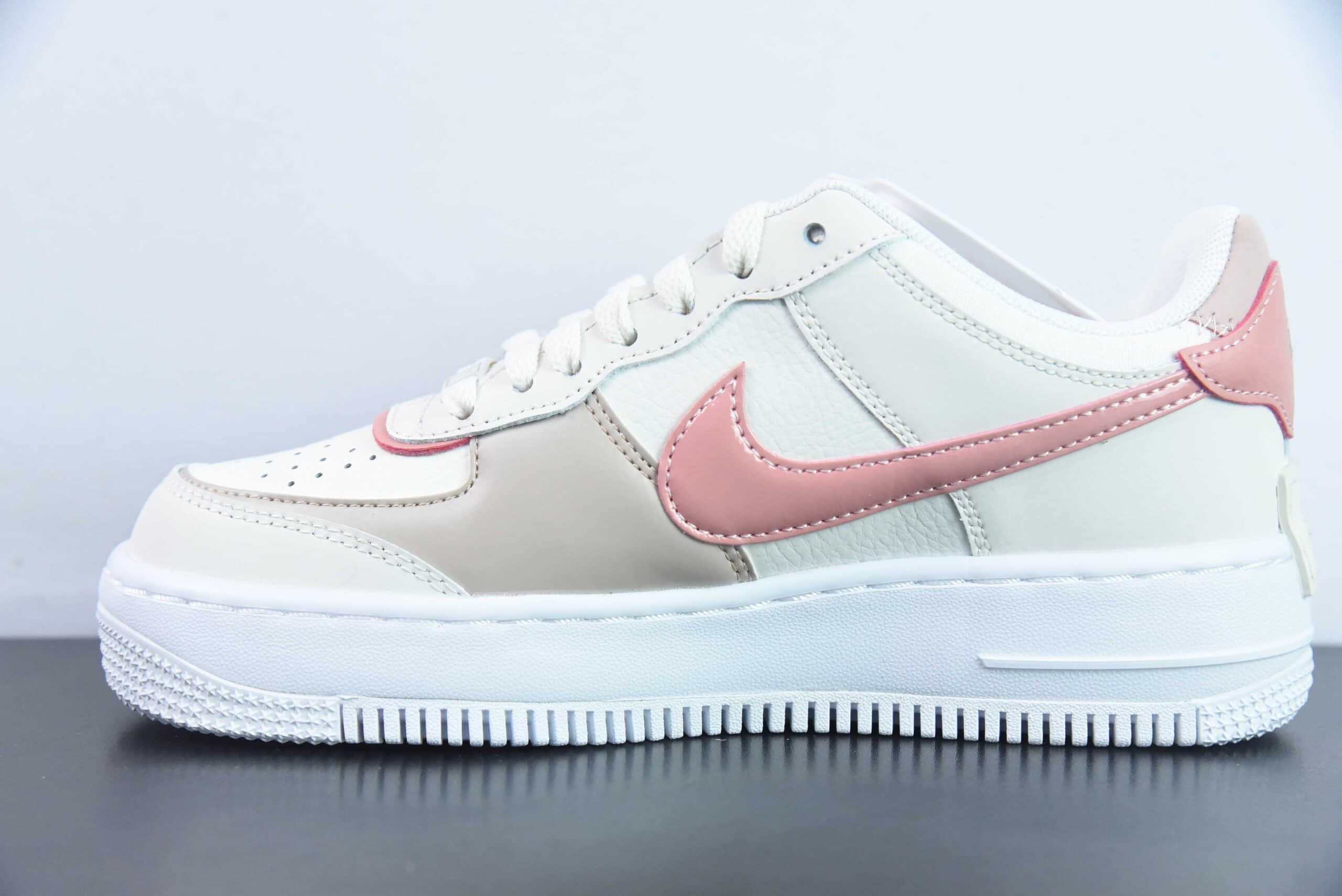 耐克Nike Air Force 1 AF1马卡龙白粉空军一号低帮休闲板鞋纯原版本 货号：DZ1847-001