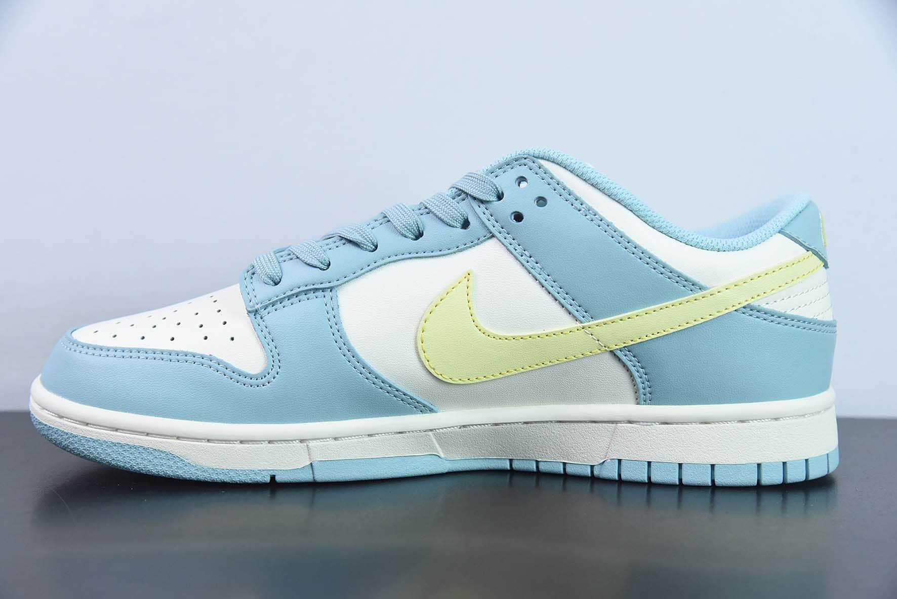 耐克Nike Dunk Low Retro PRM浅蓝黄低帮休闲运动板鞋纯原版本 货号：DD1503-123 