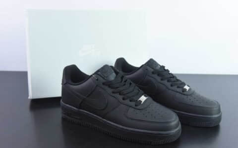 耐克Nike Air Force 1 Low黑武士纯黑经典空军一号低帮百搭休闲运动板鞋纯原版本 货号：DD8959-001