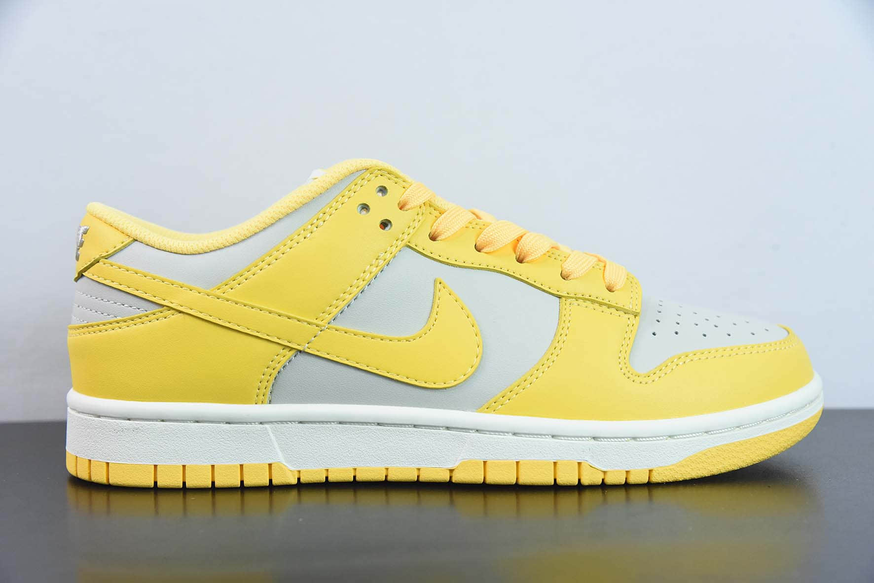 耐克Nike Dunk Low Retro PRM浅灰黄低帮休闲运动板鞋纯原版本 货号：DD1503-002