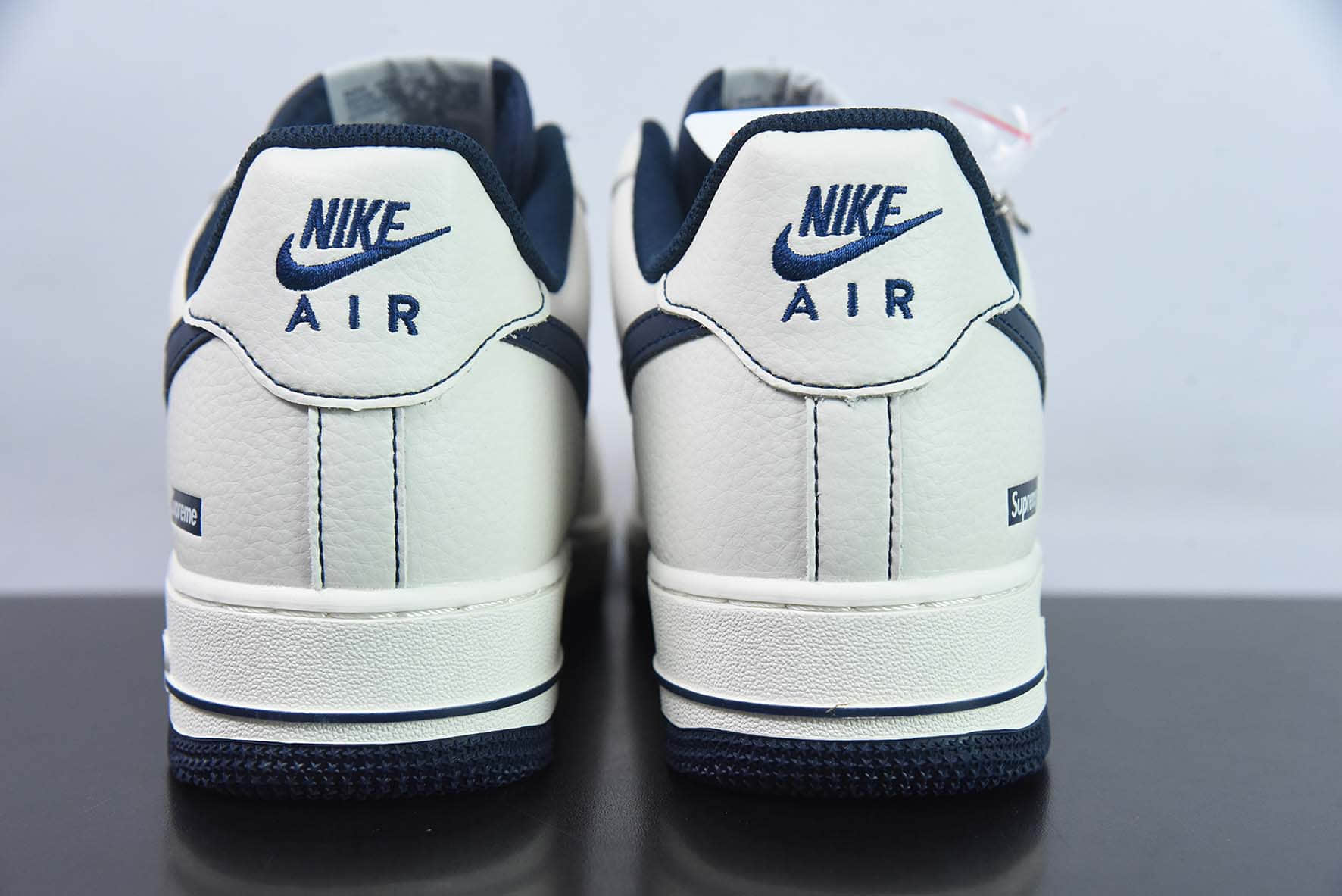 耐克Nike Supreme x NK Air Force 1‘07 Low深蓝Supreme联名款空军一号低帮休闲板鞋纯原版本 货号：SU0220-005