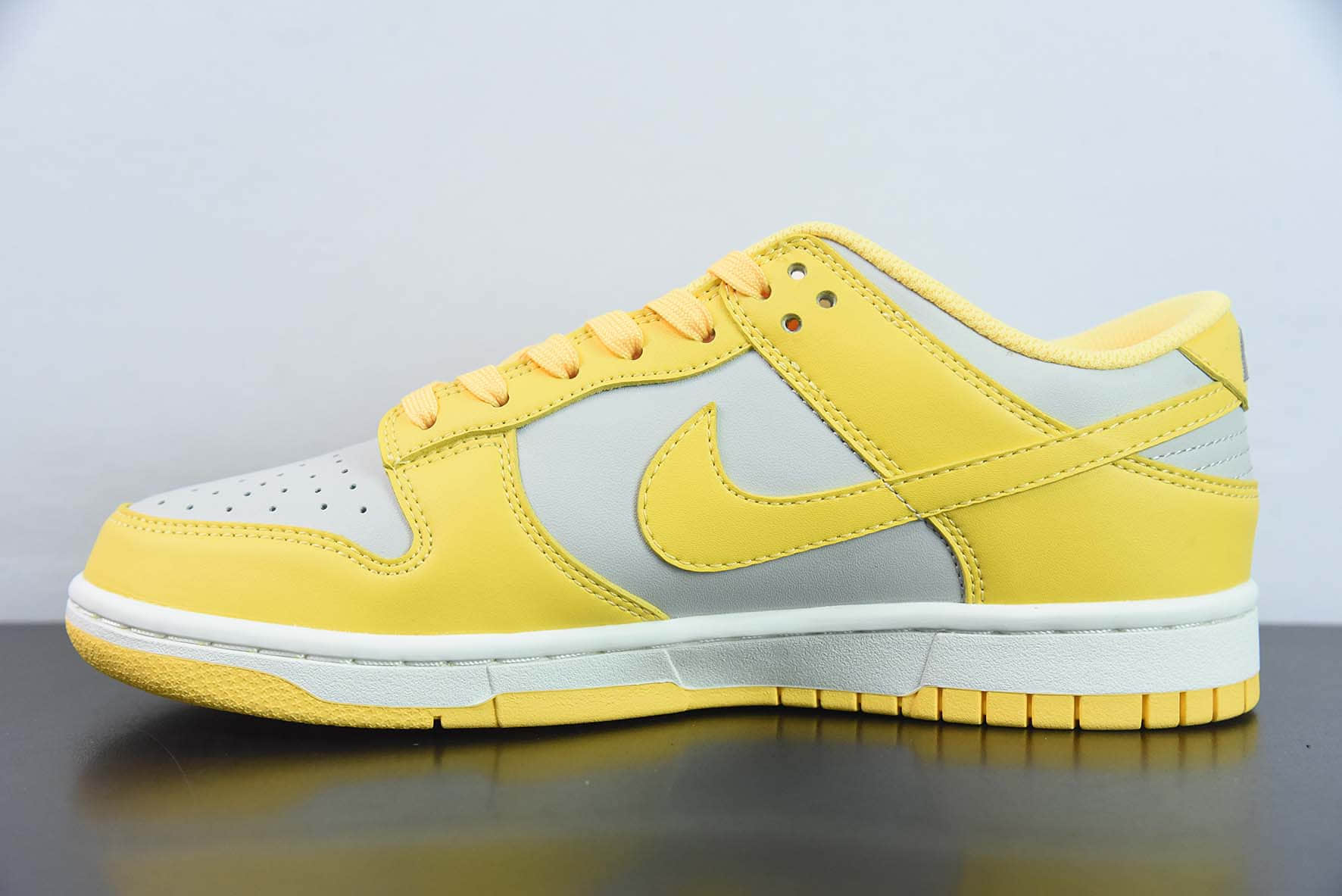 耐克Nike Dunk Low Retro PRM浅灰黄低帮休闲运动板鞋纯原版本 货号：DD1503-002