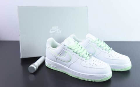 耐克NIke Air Force 1 '07 Low “白浅绿”空军一号低帮休闲板鞋纯原版本 货号：DV0766-105