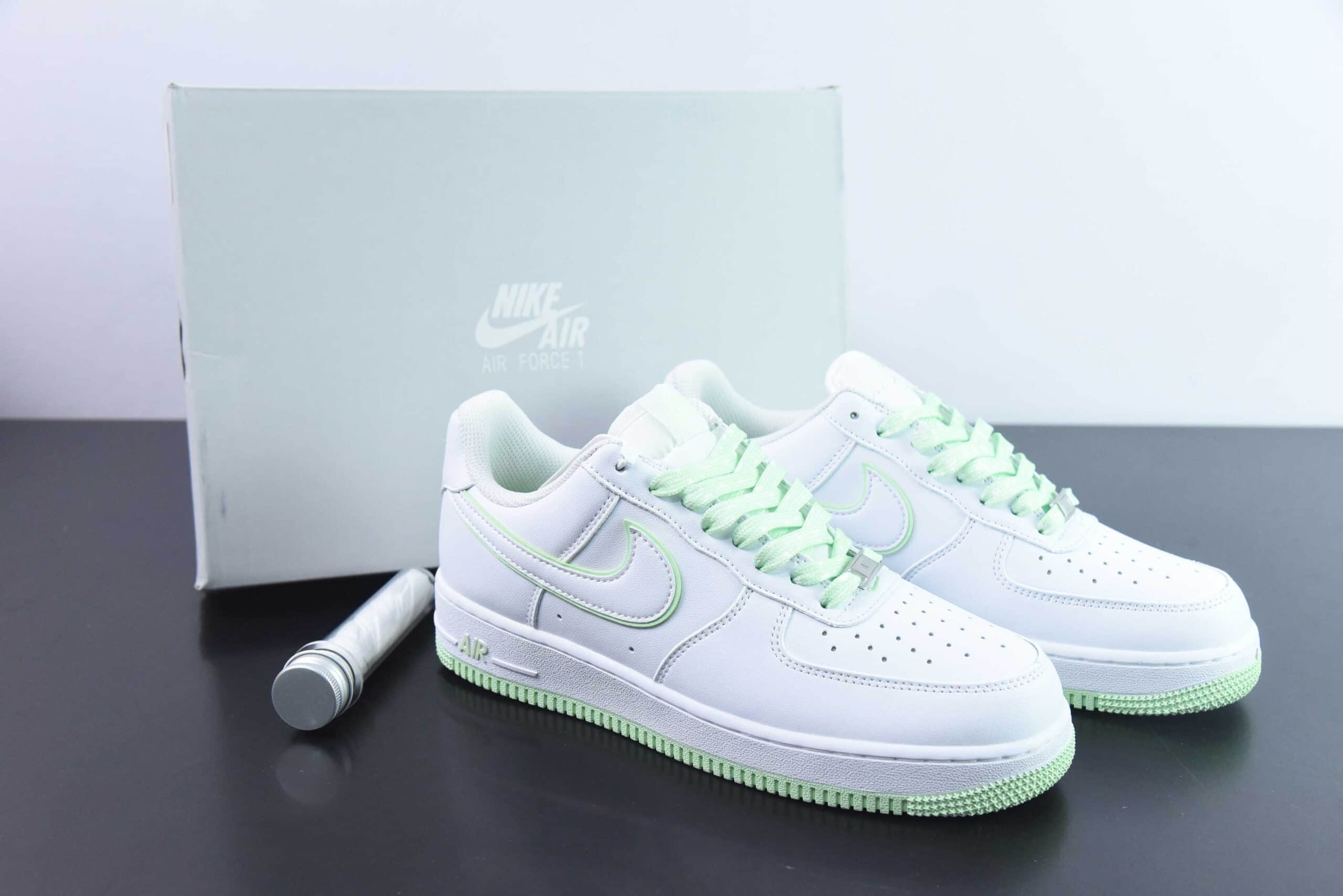 耐克NIke Air Force 1 '07 Low “白浅绿”空军一号低帮休闲板鞋纯原版本 货号：DV0766-105