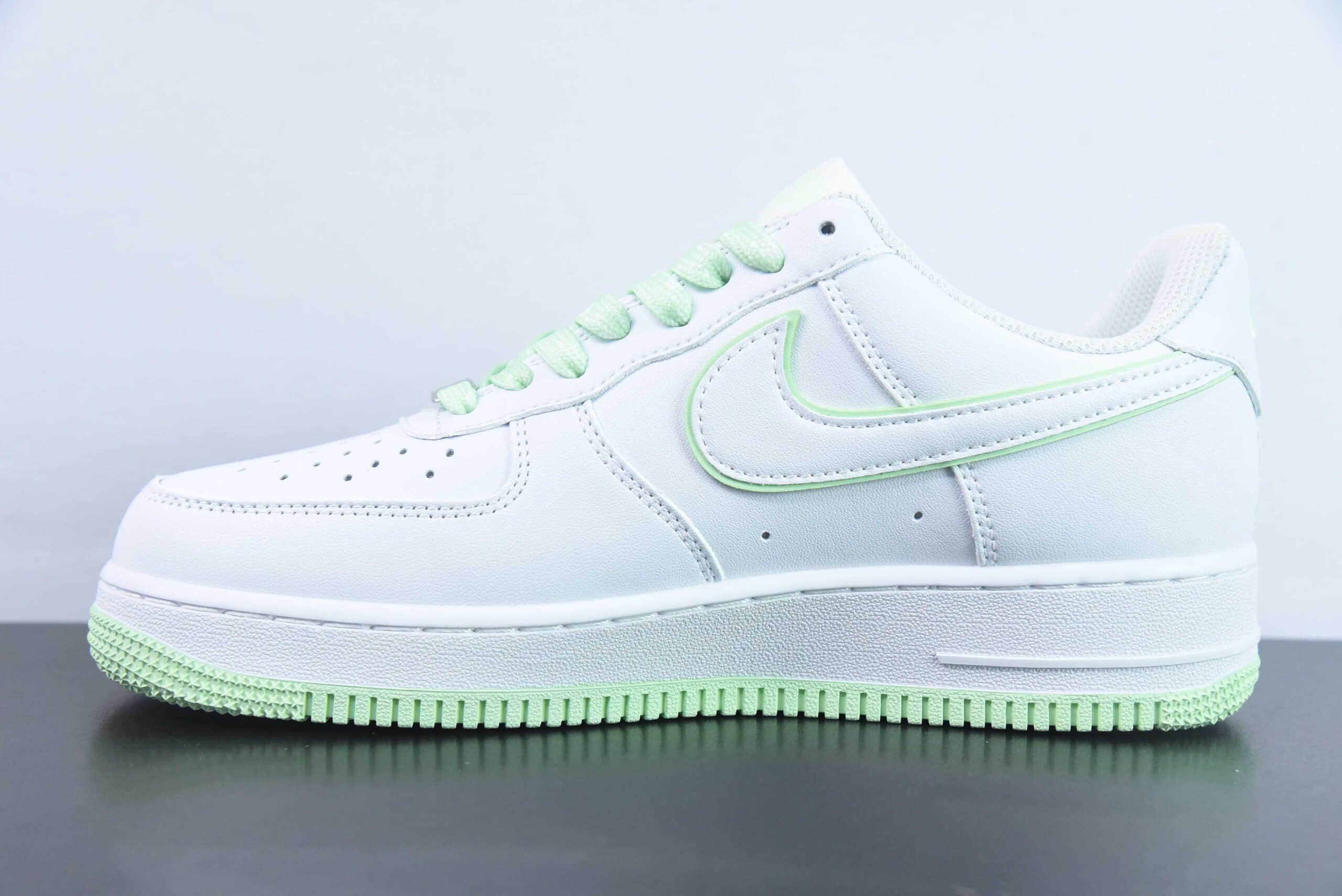 耐克NIke Air Force 1 '07 Low “白浅绿”空军一号低帮休闲板鞋纯原版本 货号：DV0766-105