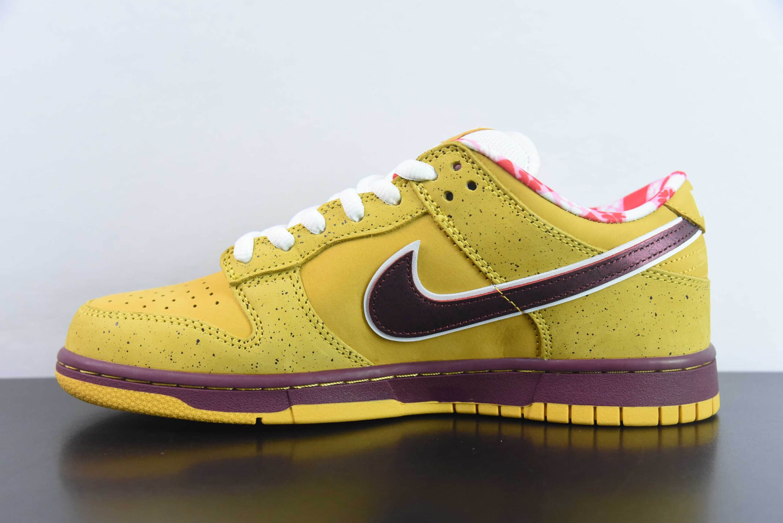 耐克Nike SB Dunk Low x Concepts Yeelow Lobster 波士顿黄龙虾联名SB低帮休闲板鞋纯原版本 货号：313170-137566 