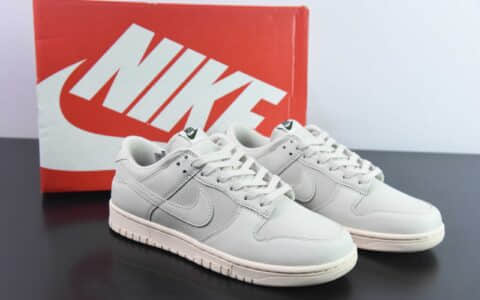 耐克Nike SB Dunk Low Pro”Light Orewood Brown“米白做旧SB扣篮系列低帮休闲运动滑板板鞋纯原版本 货号：DZ2538-100