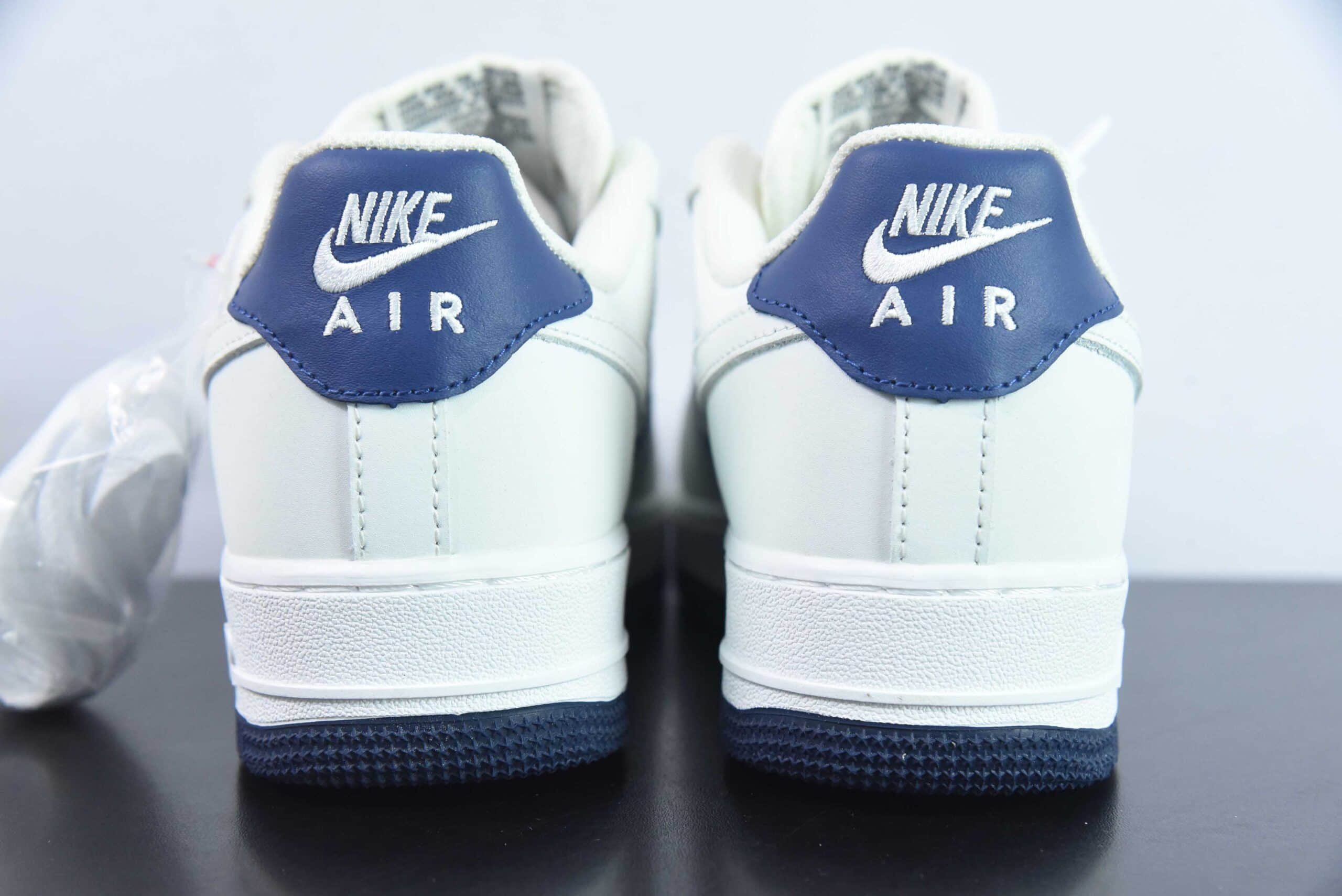 耐克Nike Air Force 1‘07 Low 深蓝拼接空军一号低帮休闲板鞋纯原版本 货号：AL2236-103