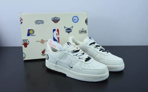 耐克Nike Air Force 1 Low ’07 麂皮黑灰配色空军一号低帮休闲板鞋纯原版本 货号：NT9966-336