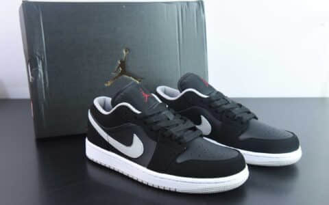 乔丹Air Jordan 1 Low AJ1黑白红低帮篮球鞋纯原版本 货号：553558-032