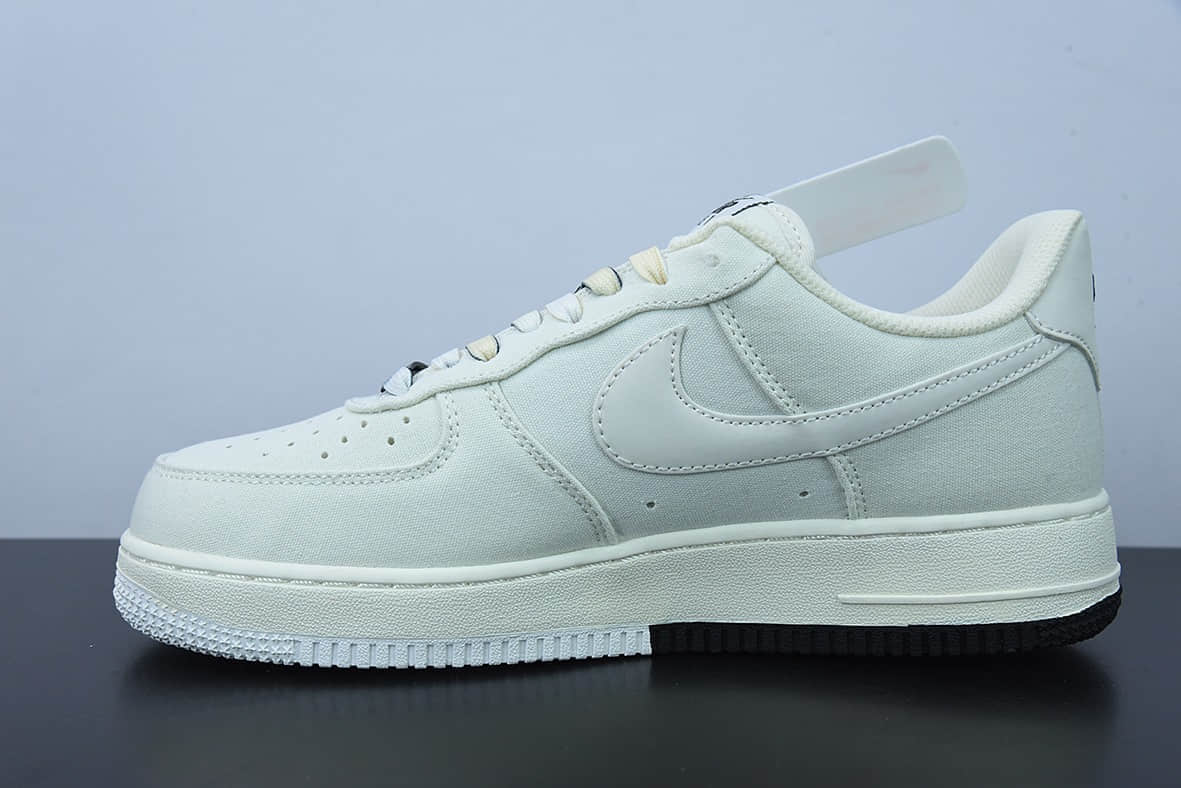 耐克Nike Air Force 1 Low '07 ““黑白布面”布鲁克林篮网城市限定低帮布面空军一号低帮休闲板鞋纯原版本 货号：NA2022-001