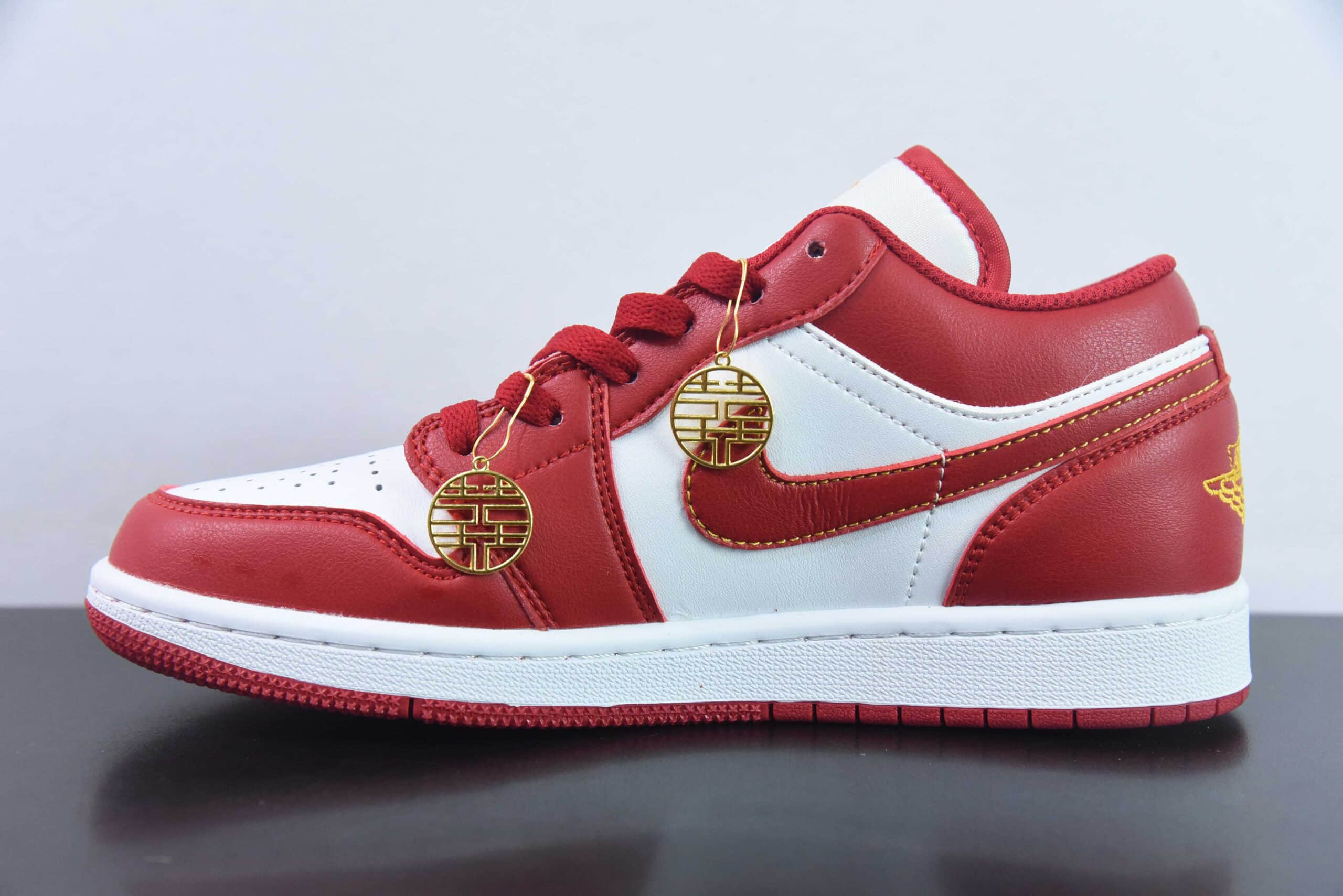 乔丹Jordan 1 Low ”Wedding“ AJ1 “婚庆龙凤”主题婚鞋纯原版本 货号：553558-607