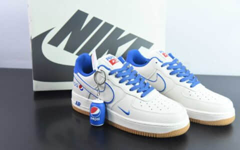 耐克Nike Air Force1 Low “百事可乐联名三代”空军一号低帮休闲板鞋纯原版本 货号：HD1699-101