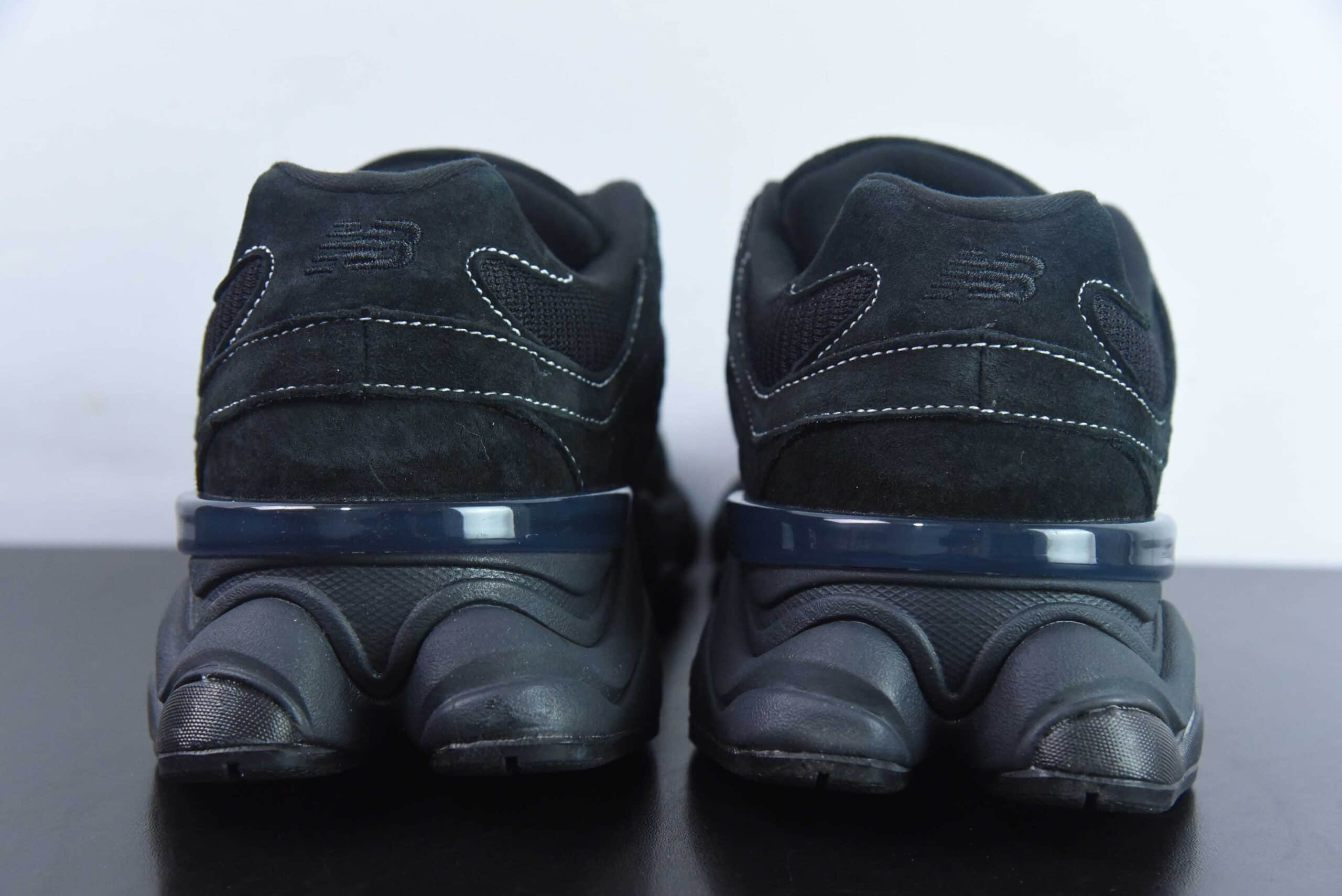 新百伦New Balance 9060”Triple Black“武士黑灰反光9060系列复古百搭老爹风小象蹄休闲运动跑步鞋纯原版本 货号：U9060BPM