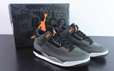 乔丹Air Jordan 3 Retro ”Hide and Sneak“ 白灰棕恐惧男子文化篮球鞋纯原版本 货号：CT8532-080