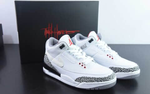 乔丹Air Jordan 3 JTH Justin Timberlake&Tinker Hatfield AJ3白爆裂纹男子文化篮球鞋纯原版本 货号：AV6683-160