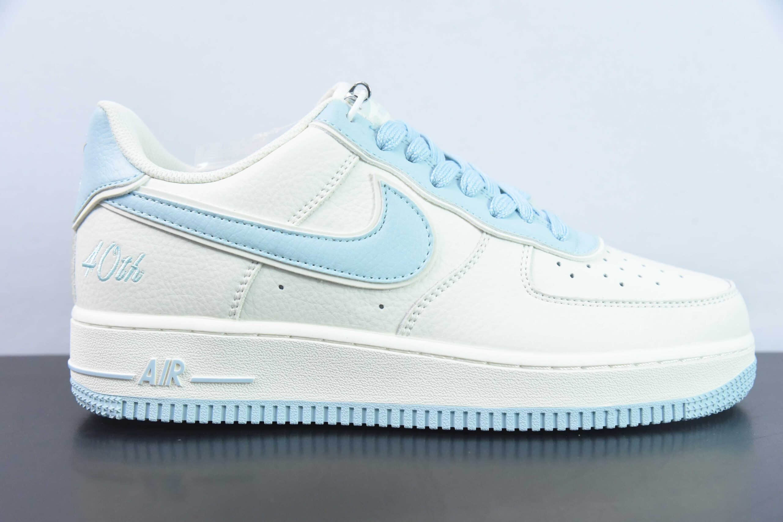 耐克Nike Air Force 1 Low 07 40th 40周年白蓝空军一号低帮休闲板鞋纯原版本 货号：JF1983-560