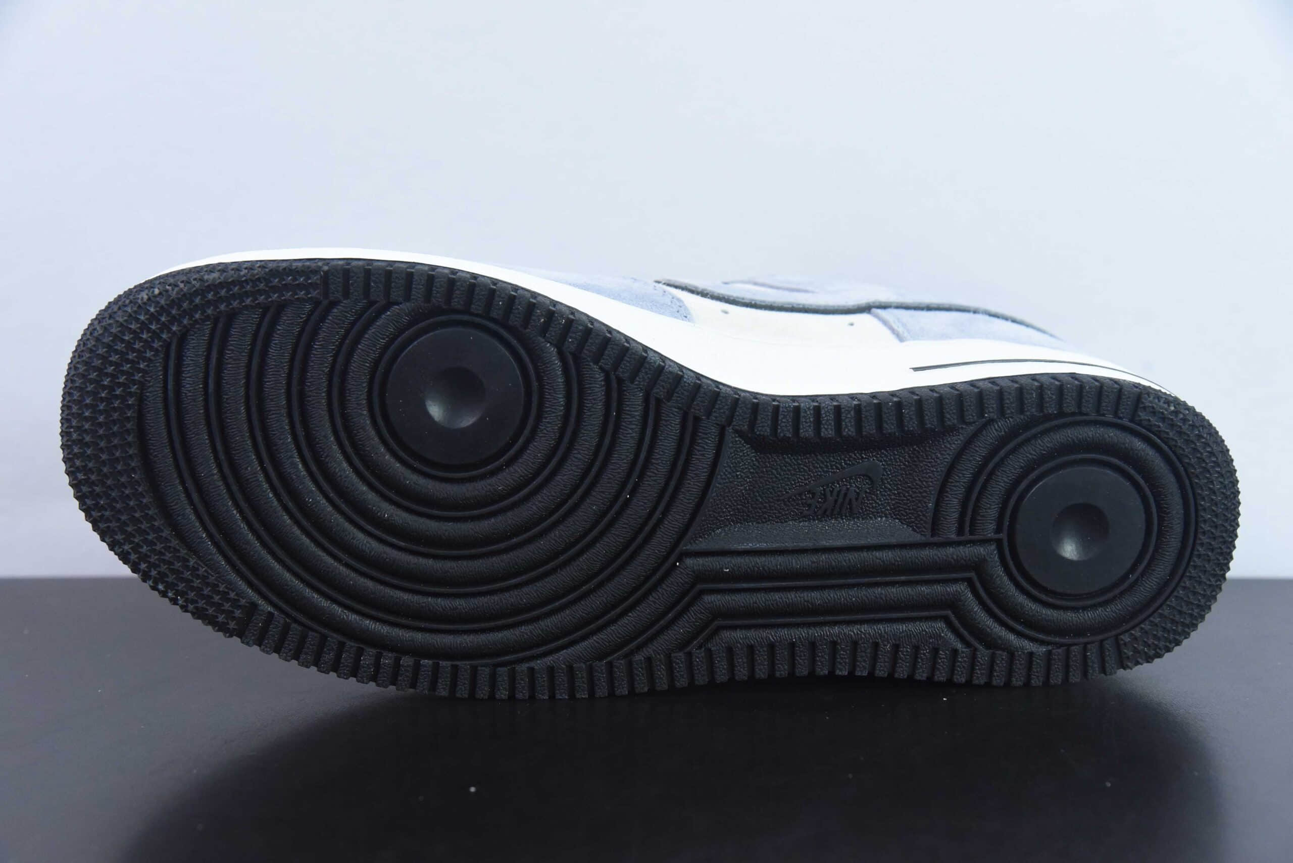 耐克Nike Air Force 1 AF1灰白蓝麂皮空军一号低帮休闲板鞋纯原版本 货号：LF8989-444 