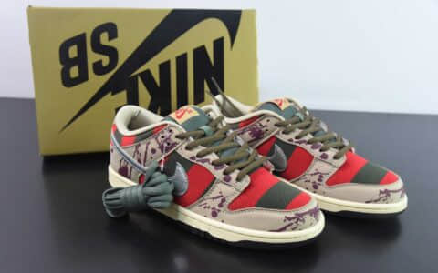 耐克Nike Dunk SB Low  Freddy Krueger 猛鬼街SB低帮休闲滑板鞋纯原版本 货号：313170-202