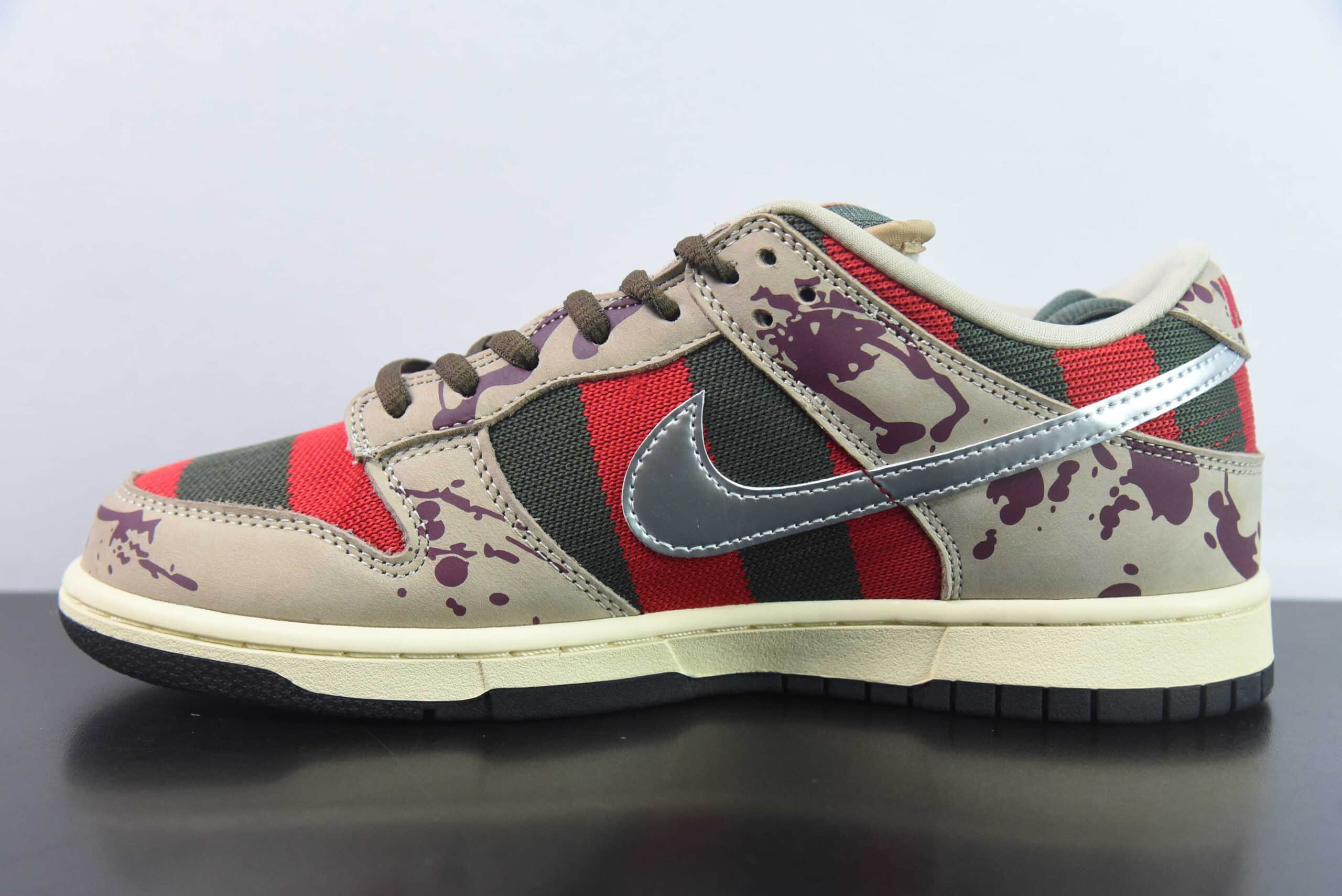 耐克Nike Dunk SB Low  Freddy Krueger 猛鬼街SB低帮休闲滑板鞋纯原版本 货号：313170-202