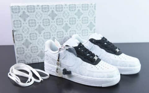 耐克Nike Clot x Nk Air Force 1 Low 中国风白丝绸空军一号低帮休闲板鞋纯原版本 货号：315166-100