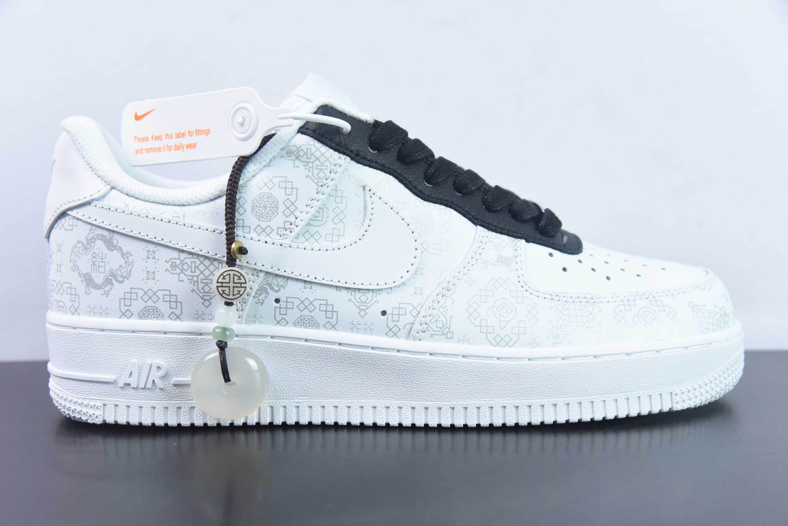 耐克Nike Clot x Nk Air Force 1 Low 中国风白丝绸空军一号低帮休闲板鞋纯原版本 货号：315166-100