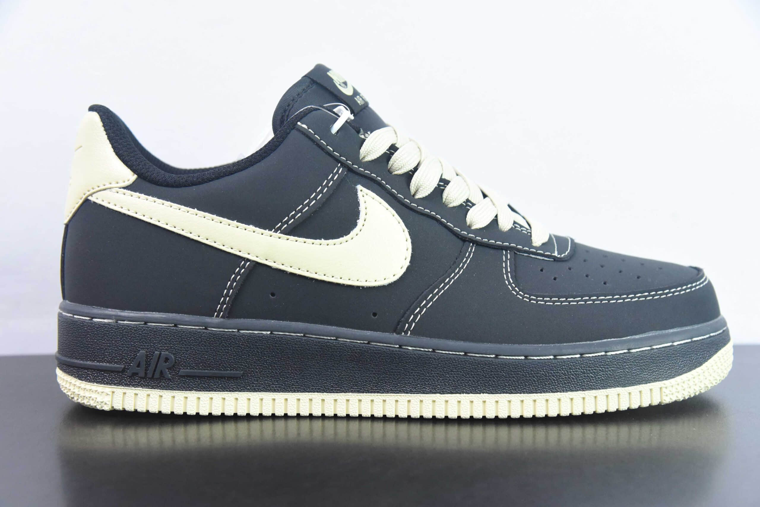 耐克NIke Air Force 1 '07 黑金空军一号低帮休闲板鞋纯原版本 货号：DH5696-227