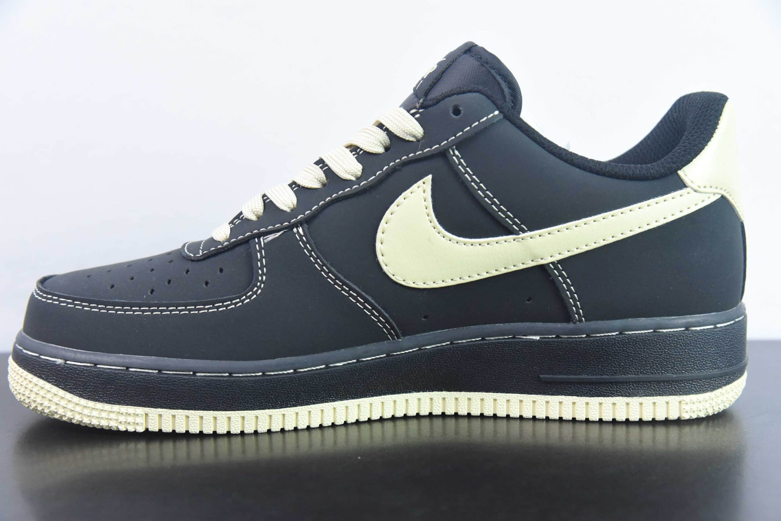 耐克NIke Air Force 1 '07 黑金空军一号低帮休闲板鞋纯原版本 货号：DH5696-227