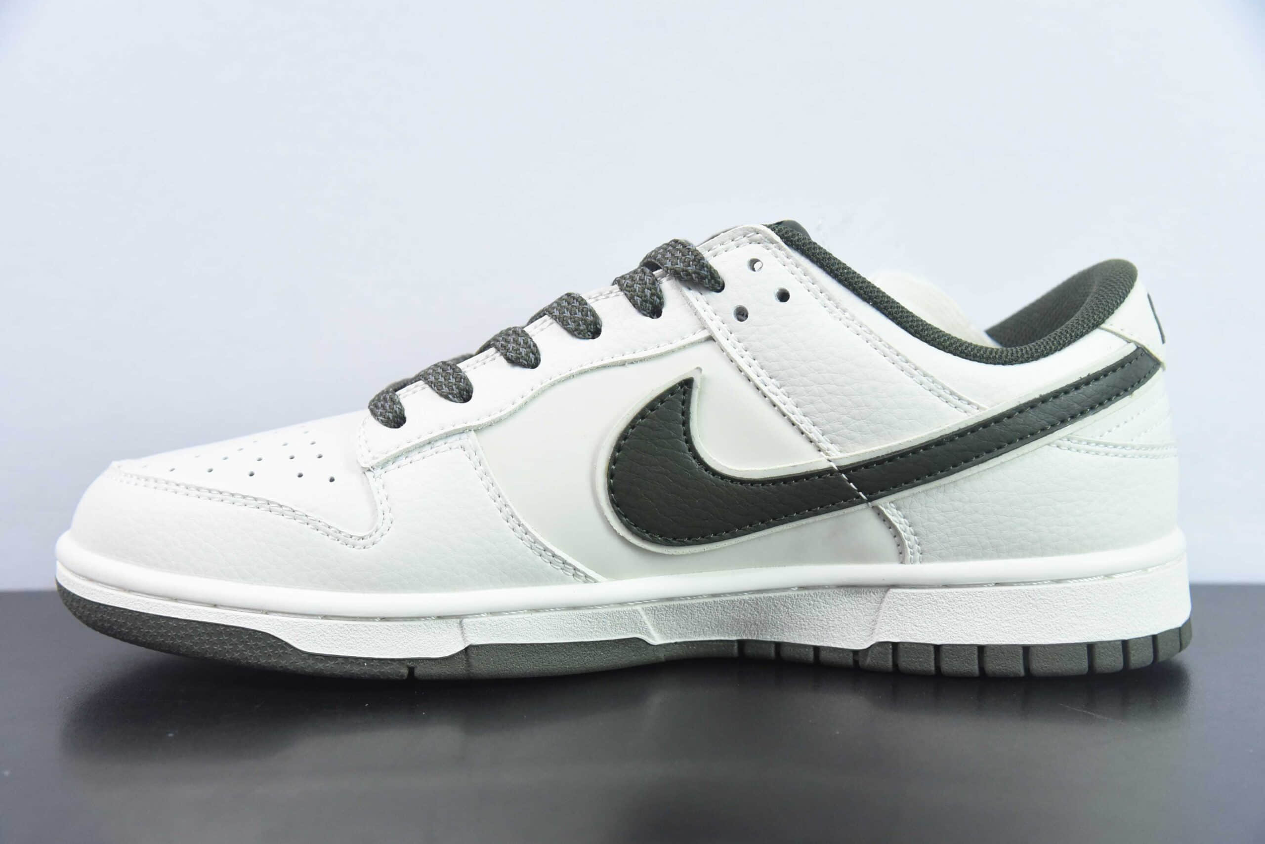 耐克Nike SB Dunk Low闪电联名-米白墨绿满天星周年高端定制低帮休闲板鞋纯原版本 货号：XD1688-016