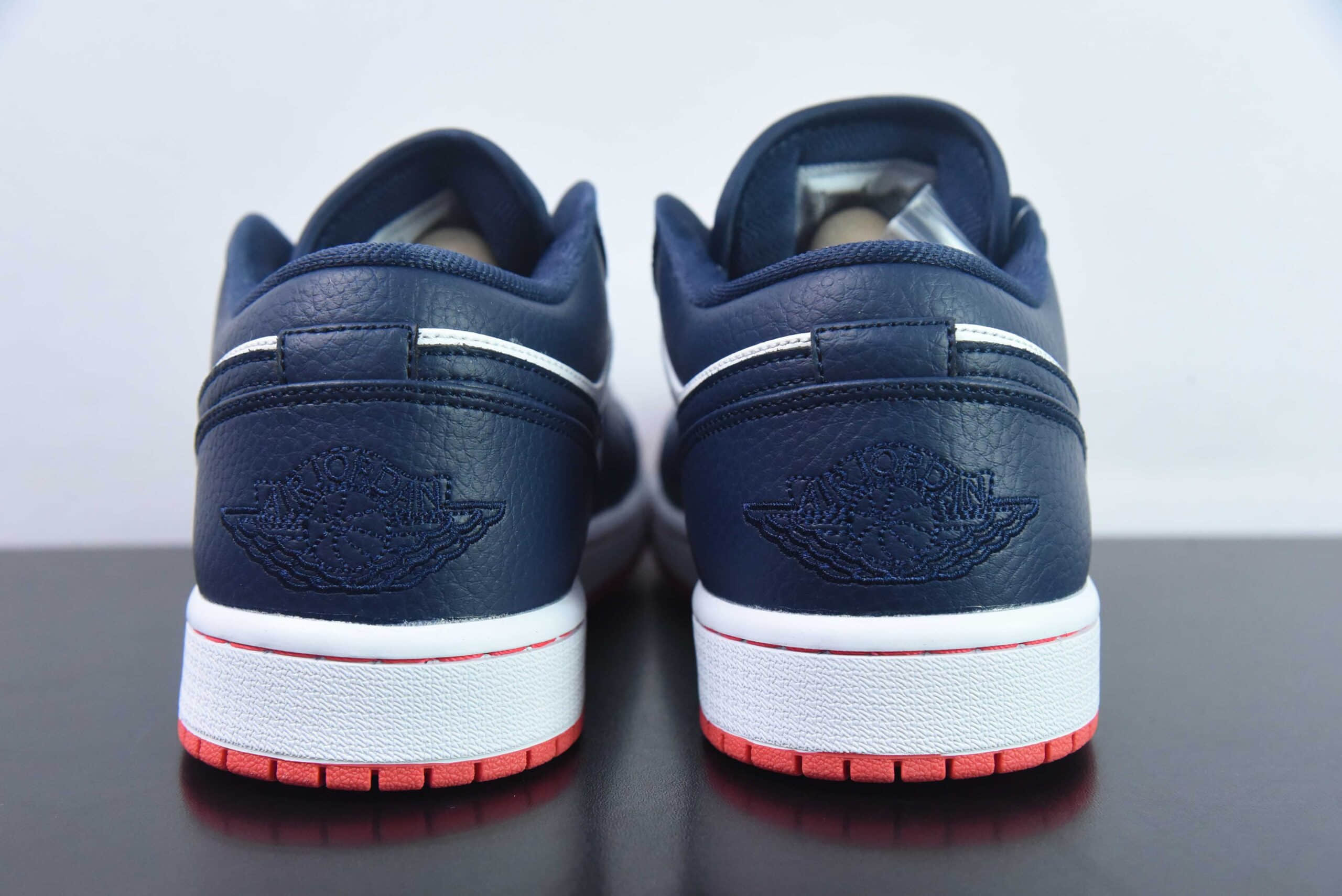 乔丹Air Jordan 1 LowObsidian Ember GlowAJ1午夜蓝白黑曜石低帮休闲文化篮球鞋纯原版本 货号：553558-481