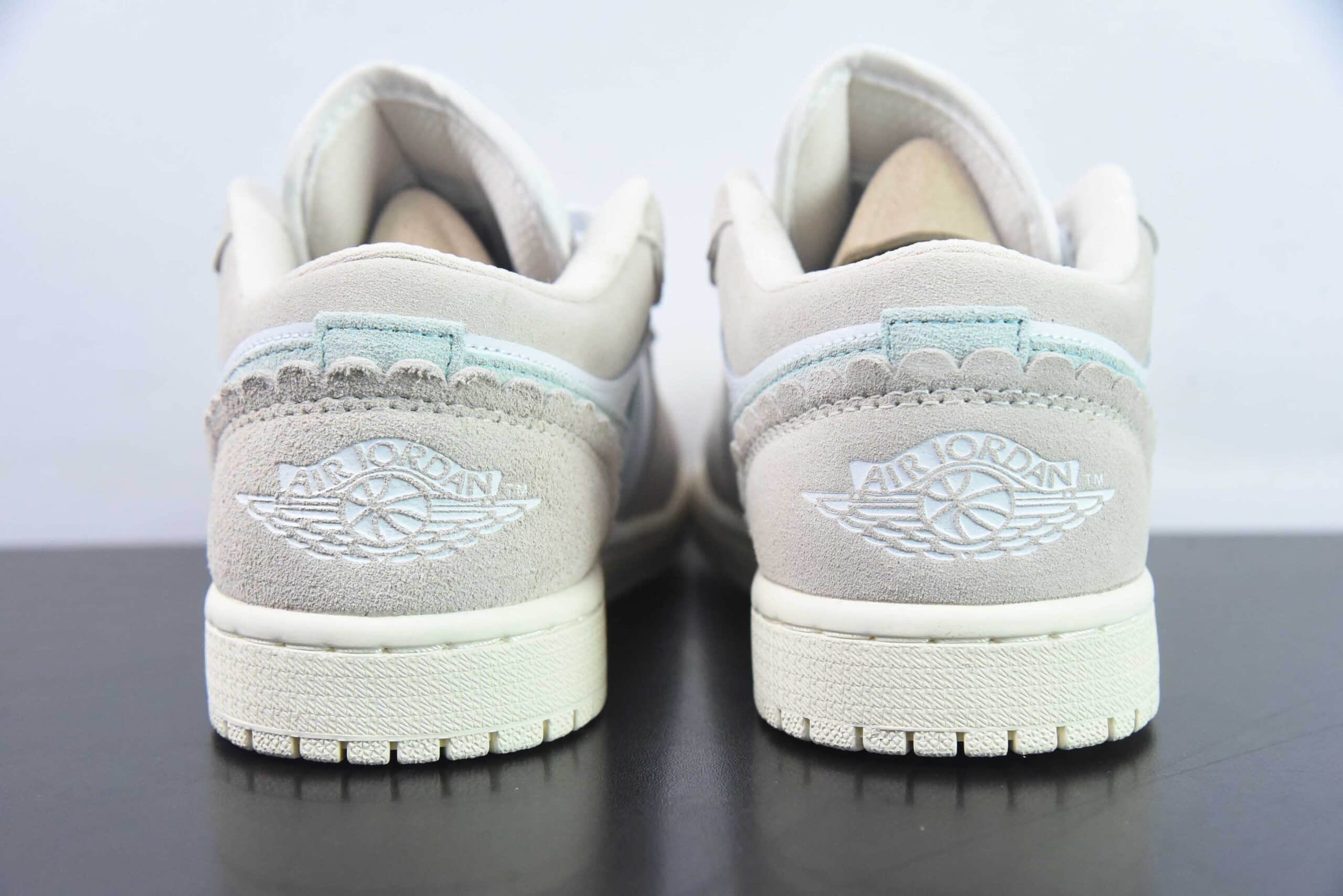 乔丹Air Jordan 1 Low AJ1灰粉白波浪低帮文化休闲板鞋纯原版本 货号：DZ5356-800