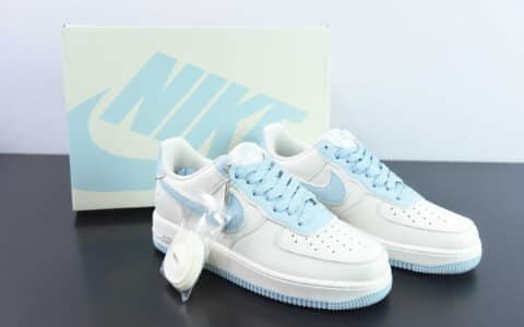 耐克Nike Air Force 1 Low 07 40th 40周年白蓝空军一号低帮休闲板鞋纯原版本 货号：JF1983-560