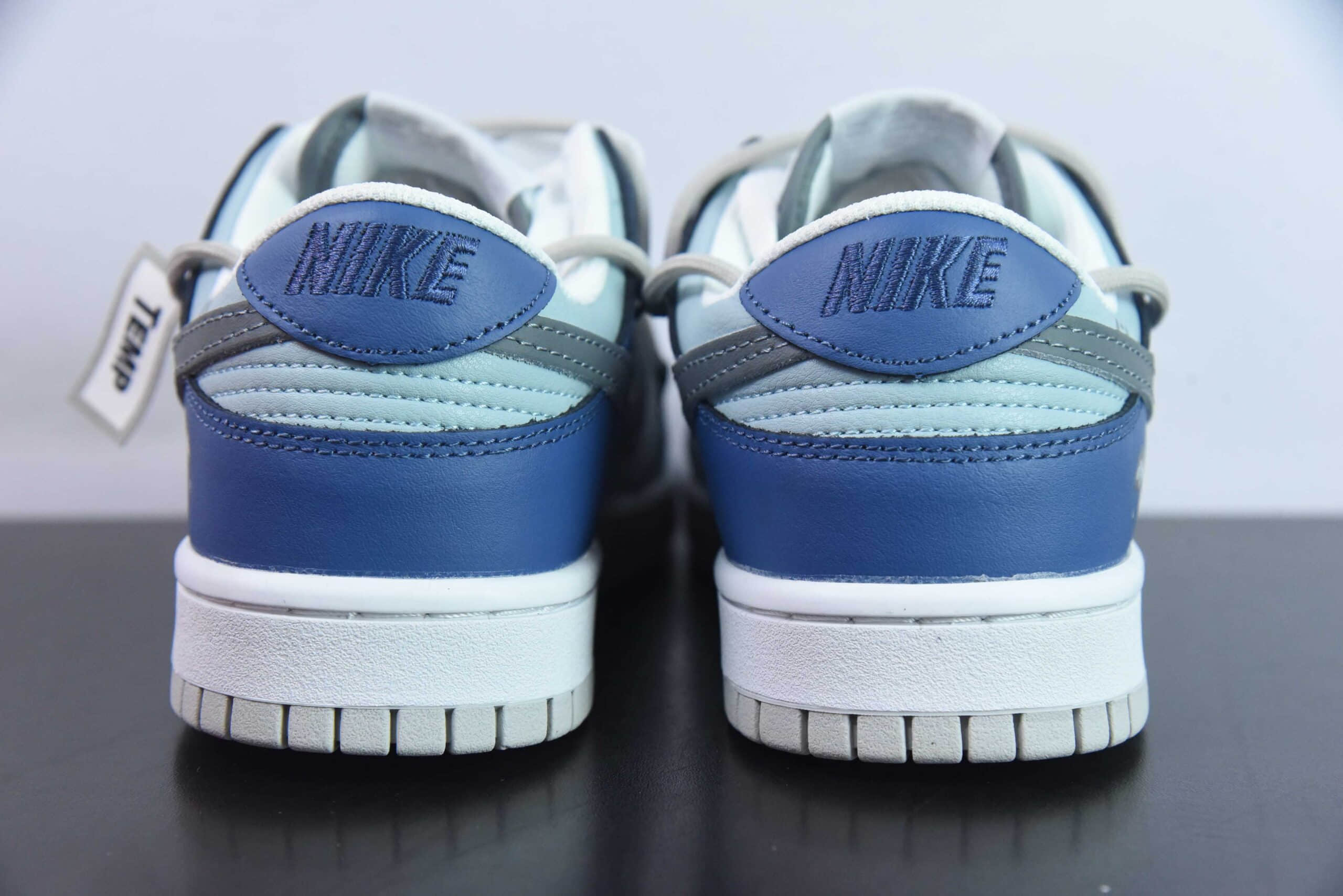 耐克Nike Dunk Low白灰蓝定制版解构绑带休闲板鞋纯原版本 货号：DV0831-101