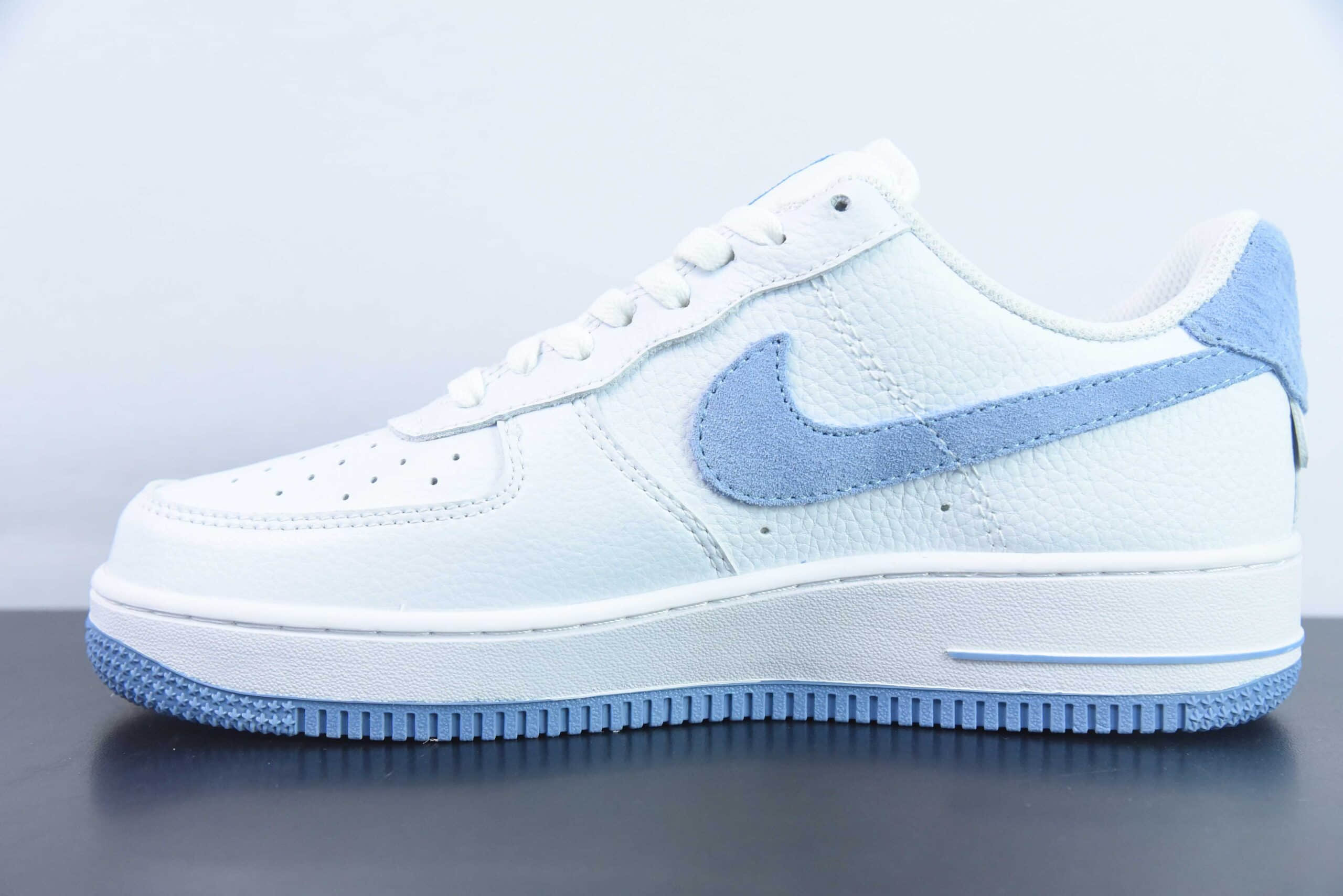 耐克Nike Air Force 1 Low 07 白蓝毛勾空军一号低帮休闲板鞋纯原版本 货号：CN2873-102